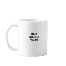 Fatos de Energia do Papai Presente de Caneca Engra