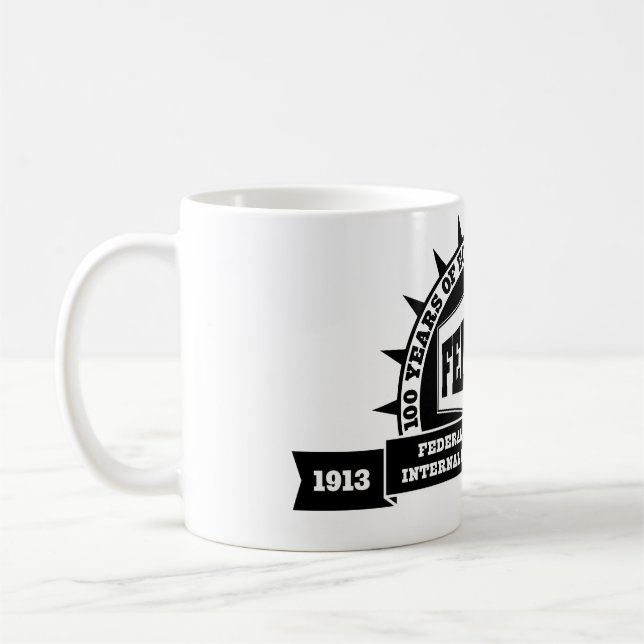Café Fed & de Centennial do IRS caneca (Esquerda)