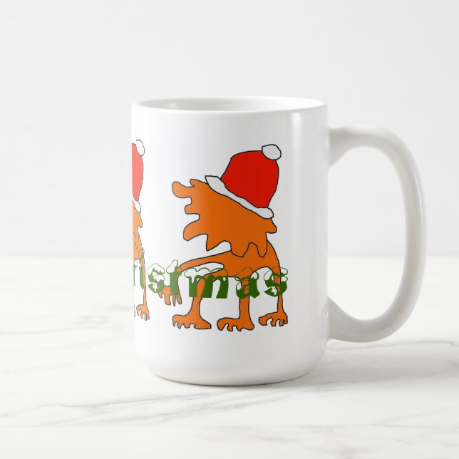 Café Feliz caneca de Natal! (Direita)