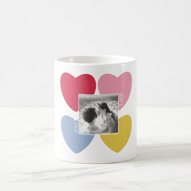 Café Feliz dia dos namorados - caneca personalizada de  (Centro)