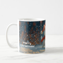 Café Feliz Natal - Gatinho - Caneca de Presente