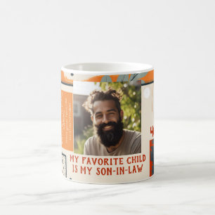 Café Filho político favorito Caneca de foto legal de an