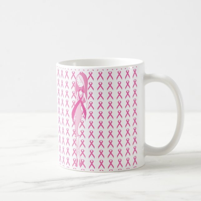 Café Fitas de caneca de sensibilização para o Cancer da (Direita)