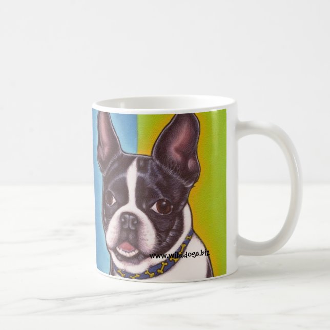 Café Fletcher a caneca de Boston Terrier (Direita)