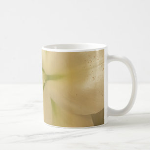 Café Flor de Lillum Branco 325 ml Caneca Branca Clássic