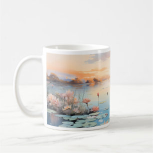 Café Flor de Lótus na Sua Caneca