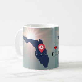 Café Flórida na caneca de café/chá