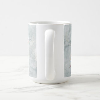 Café Folhas de outono caneca branca clássica de 15