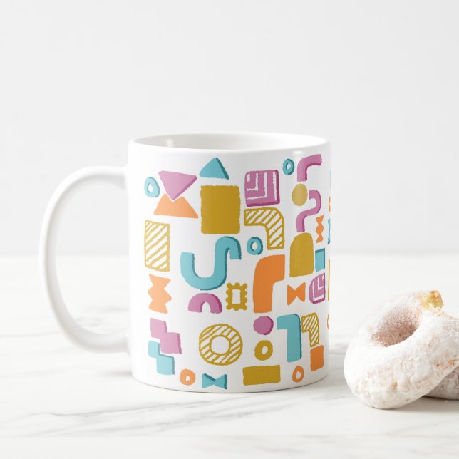 Café Formas de cultura de caneca (Com Donut)