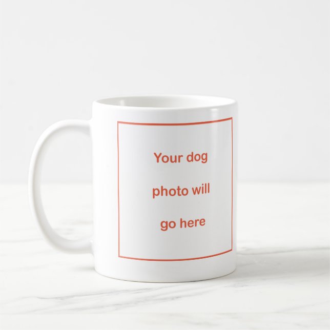 Café Foto de Dogster & caneca novas do nome (Esquerda)