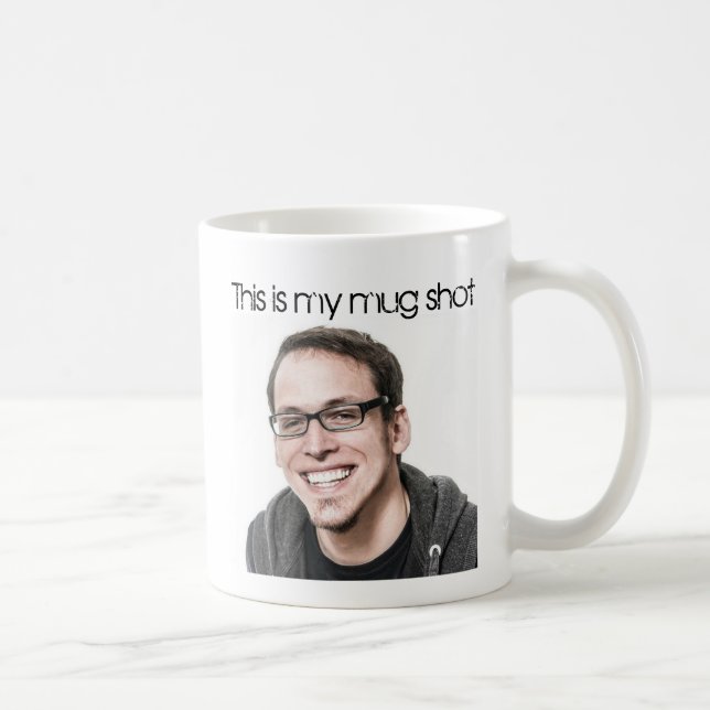 Café Foto de rosto - Caneca (Direita)