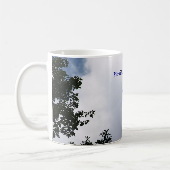 Café Foto do céu e das nuvens criada em uma caneca de c (Esquerda)