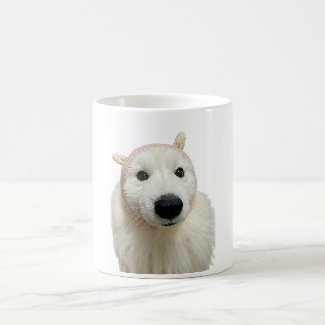 Café Foto personalizada de Pet Foto fofa fofa caneca (Centro)