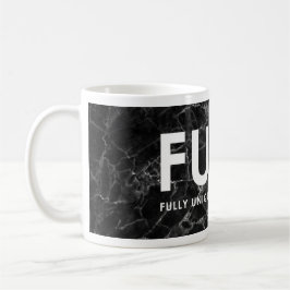 Café FUNK - caneca de mármore preta agora da