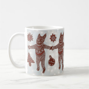 Café Gato de Pão de Mel & Biscoitos, Caneca de Natal 20