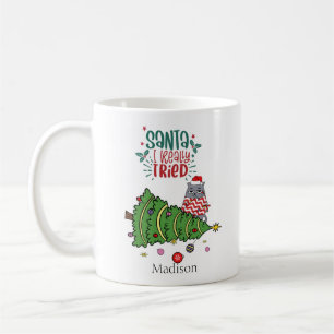 Café Gato Engraçado Personalizado Testado Na Caneca De