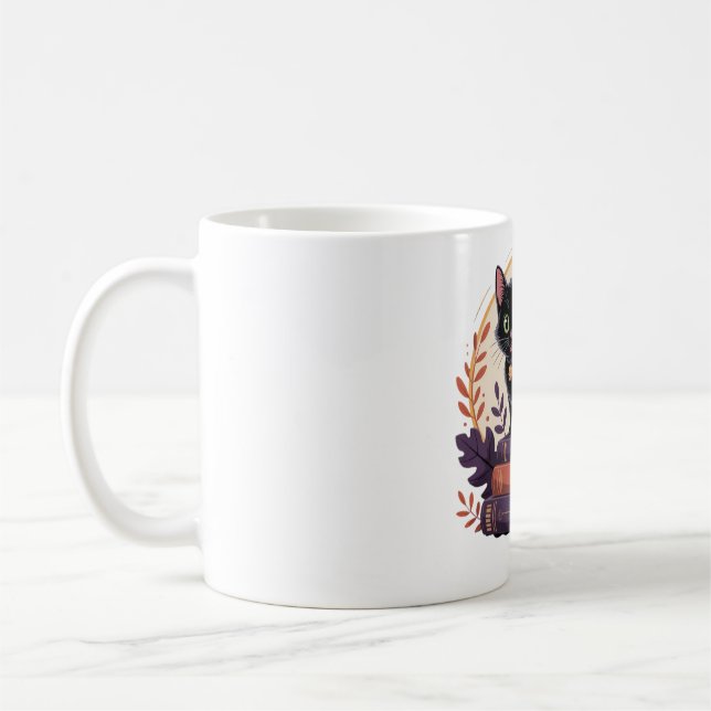 Café Gato Preto de Bookie - Caneca para Crianças (Esquerda)