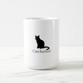 Café Gatos furvever, caneca de gato!