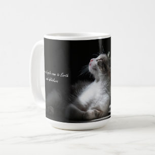 Café Gatos são caneca de gato Angels