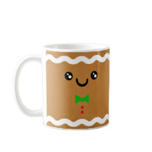 Gingercake Cookie personalizado caneca de Natal