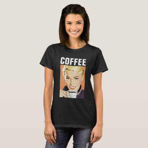 CAFÉ GIRL RETRO T-SHIRTS