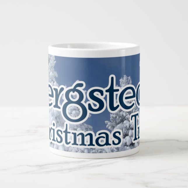 Café Grande A Caneca de Natal de Bergstedt (Frente)