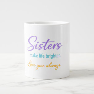 Café Grande Amor Você Sempre – Caneca de Presente para Irmã