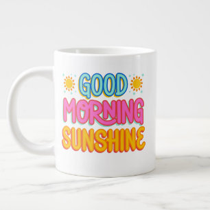 Café Grande Bom dia Sunshine 😁 caneca de especialidade de caf