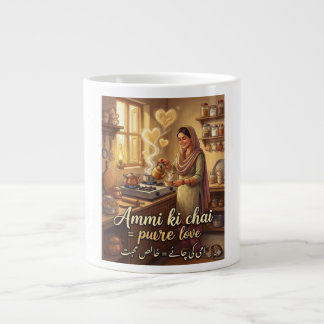 Café Grande Caneca Ammi Ki Chai | Presente de Amor de Mãe Desi