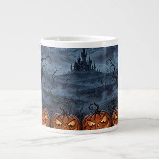 Café Grande Caneca com Desenho de Halloween