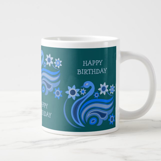 CAFÉ GRANDE CANECA CRIATIVA DE PÁSSARO PARA PRESENTE (Direita)