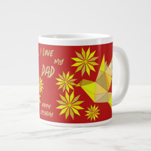 CAFÉ GRANDE CANECA CRIATIVA DE PÁSSARO PARA PRESENTEAR O PAI