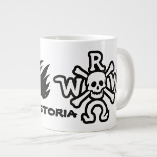 Café Grande Caneca da bandeira de WRW