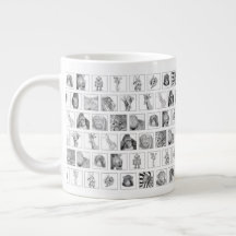 Caneca da Coleção de Animais à Lápis - Horizontal 