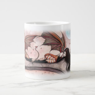 Café Grande Caneca da Fada e Dragão dos Ventos de Outono