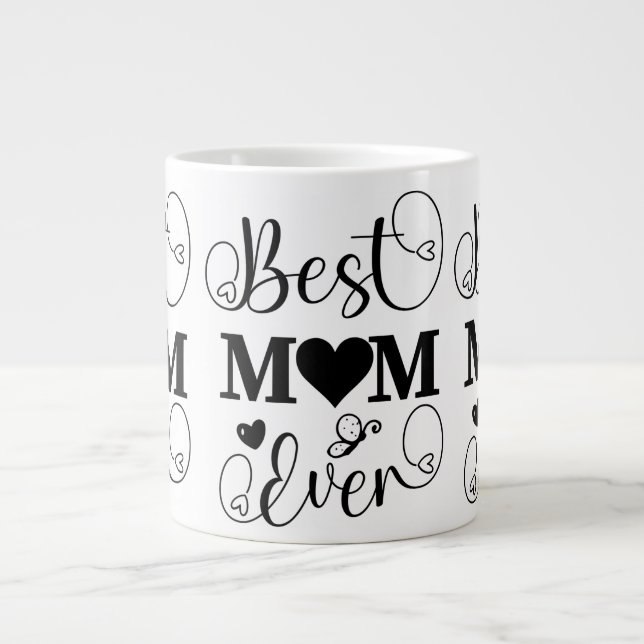 Café Grande Caneca da melhor mãe de todos os tempos (Frente)