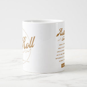 Café Grande Caneca da Turnê Mundial Roth n Roll – Camiseta de