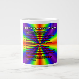 Café Grande Caneca Das Oito Bênçãos De Jesus