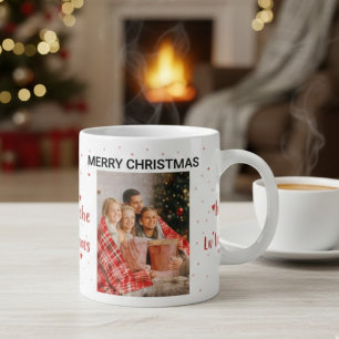 Café Grande Caneca de Amor de Natal Aconchegante