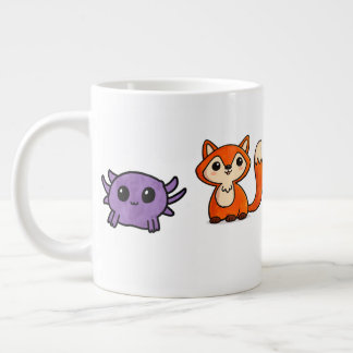 Café Grande caneca de animal fofo