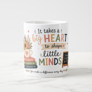 Café Grande Caneca de Apreciação para Professores