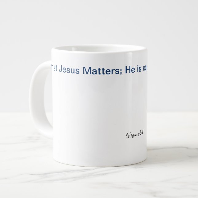 Café Grande Caneca de Assuntos / Especialidade (Frente Esquerda)