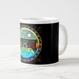 Café Grande Caneca de Celebração de Graduado em Ciência da Com