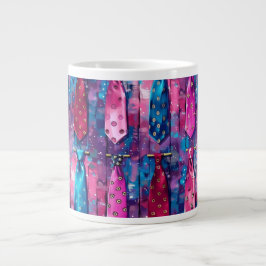 Café Grande Caneca de Cerâmica Jumbo Coleção de Gravatas do Pa