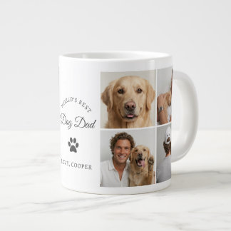 Café Grande Caneca de Colagem de Fotos Personalizadas do Melho