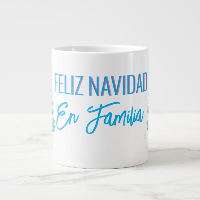 Café Grande caneca de feriado (Frente)