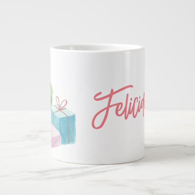 Café Grande caneca de feriado  (Frente)