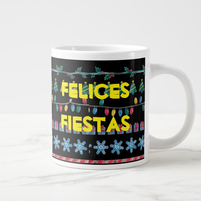 Café Grande caneca de férias (Direita)