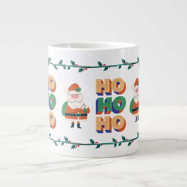 Café Grande caneca de férias (Frente)