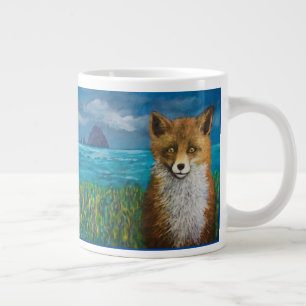 Café Grande Caneca de Fox e Wolf